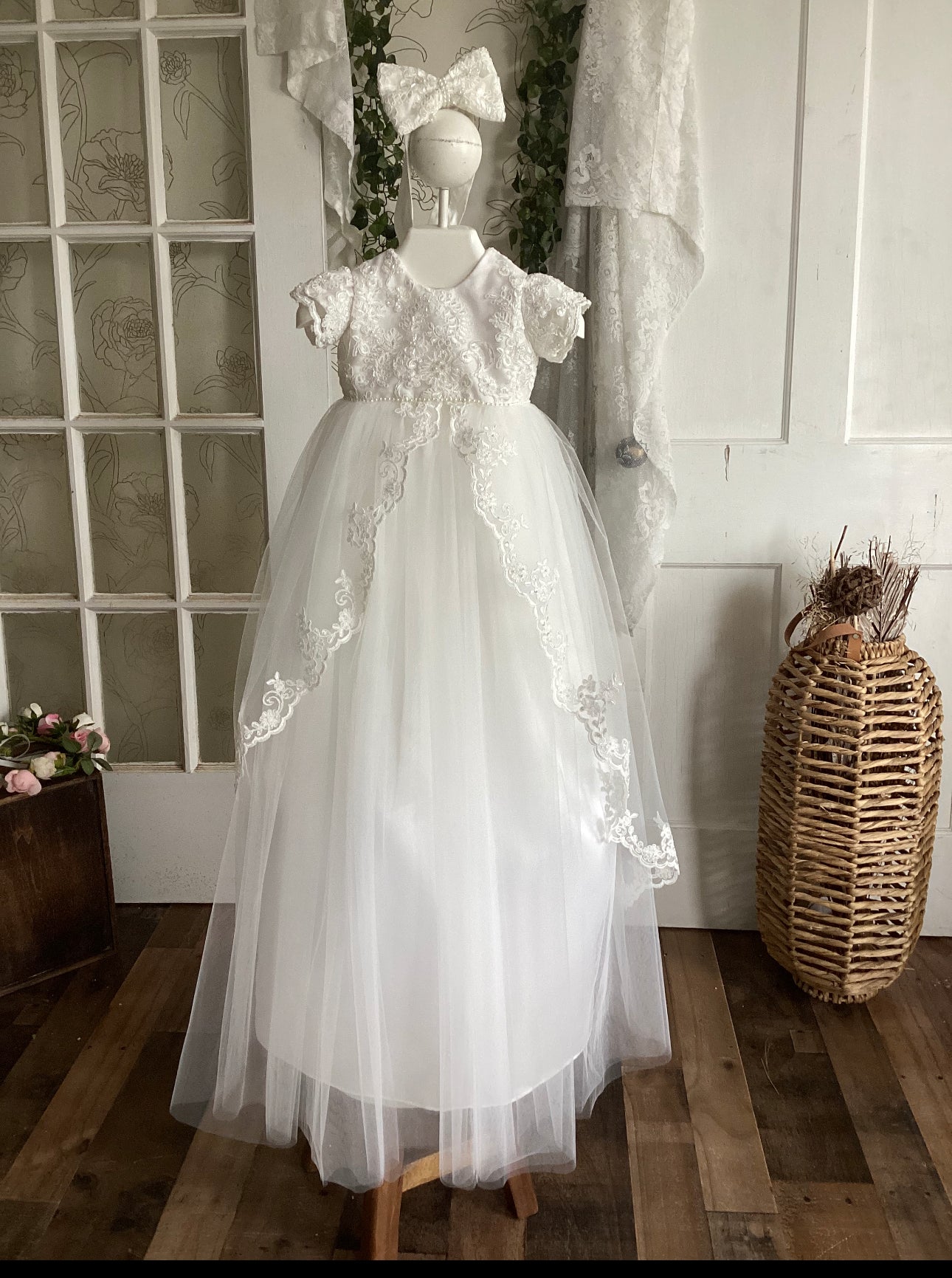 Betty Christening Gown ChristieHelene Betty Christening Gown ChristieHelene