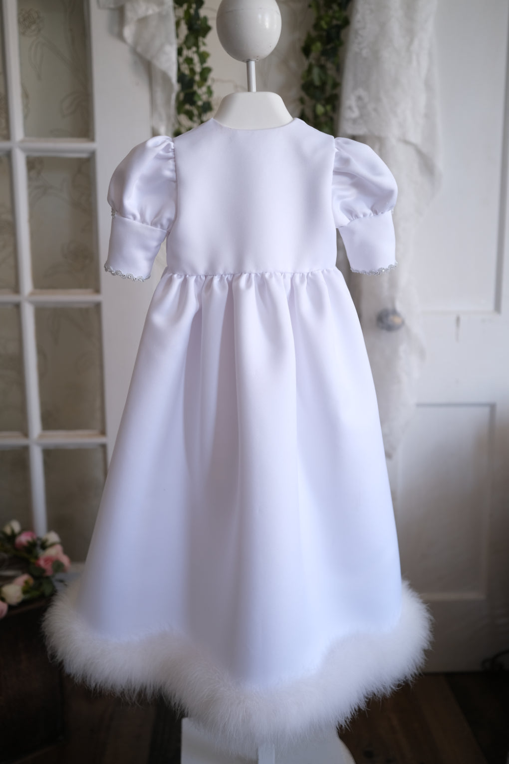 Maribou Coat / Dress $50